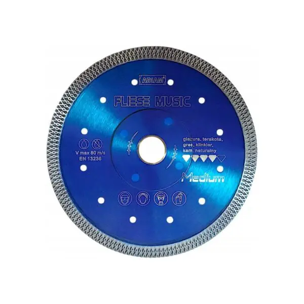 Tarcza diamentowa do cięcia FLIESE MUSIC 250 mm ADIAM
