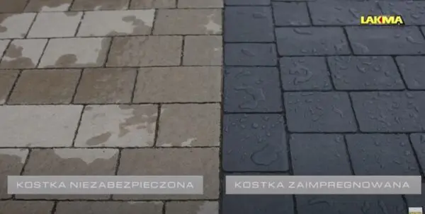 Impregnat koloryzujący grafit do kostki brukowej SILBRUK LAKMA 1L + Pędzel 90mm