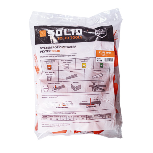 SOLID Klipsy 1mm SOLID Klipsy 1mm