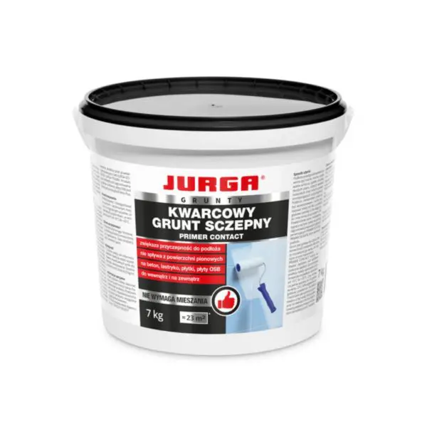 JURGA PRIMER CONTACT Grunt szczepny kwarcowy podkład do klejenia 7kg JURGA PRIMER CONTACT Grunt szczepny kwarcowy podkład do klejenia 7kg