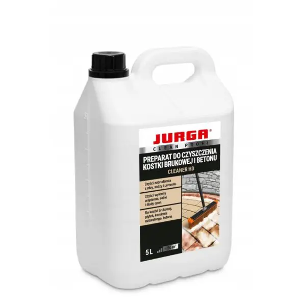 Preparat do czyszczenia kostki brukowej i betonu 5L JURGA CLEANER HD
