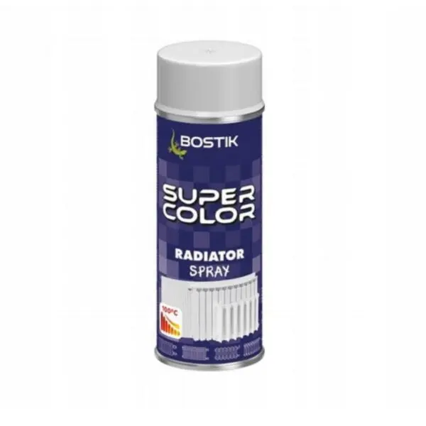Lakier do kaloryferów biały BOSTIK SUPER COLOR RADIATOR spray 400ml