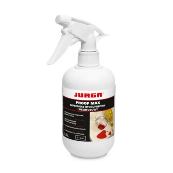 JURGA PROOF MAX impregnat hydrofobowy i oleofobowy 0,5 L JURGA PROOF MAX impregnat hydrofobowy i oleofobowy 0,5 L