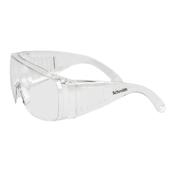 Okulary ochronne Classic BHP lekkie przezroczyste przeciwodpryskowe Schmith
