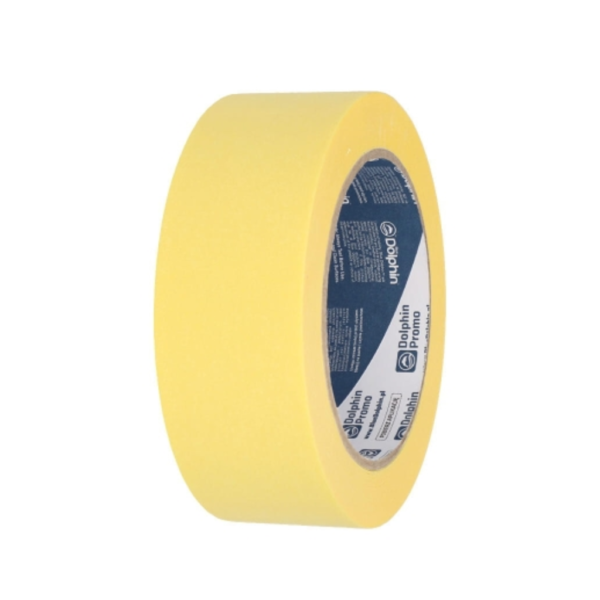 Taśma papierowa żółta 38mm x 50m BLUE DOLPHIN