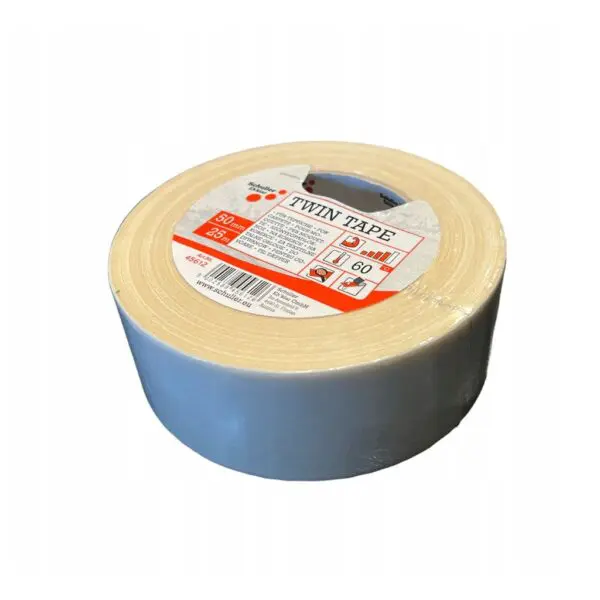 Taśma dwustronna bawełna TWIN TAPE 25mx50mm SCHULLER
