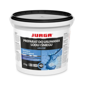 Preparat do usuwania lodu i śniegu LÓD STOP dodatek antypoślizgowy do -40⁰C 4 kg