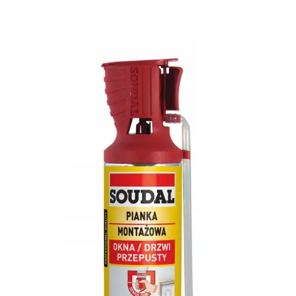 SOUDAL piana montazowa okna drzwi 770 ml 2 SOUDAL piana montazowa okna drzwi 770 ml 2