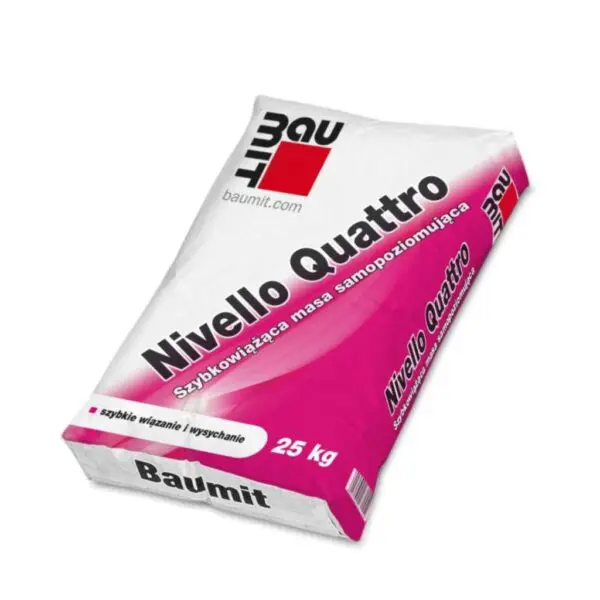 BAUMIT wylewka samopoziomująca Nivello Quattro 1-20mm 25kg BAUMIT wylewka samopoziomująca Nivello Quattro 1-20mm 25kg