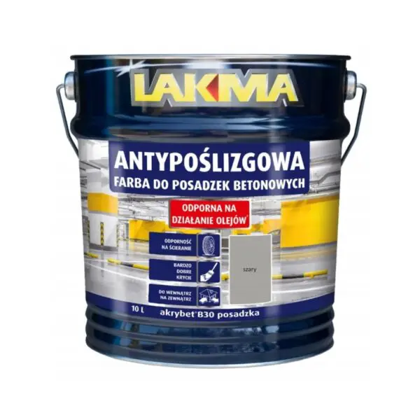 LAKMA akrybet szary 10L LAKMA akrybet szary 10L