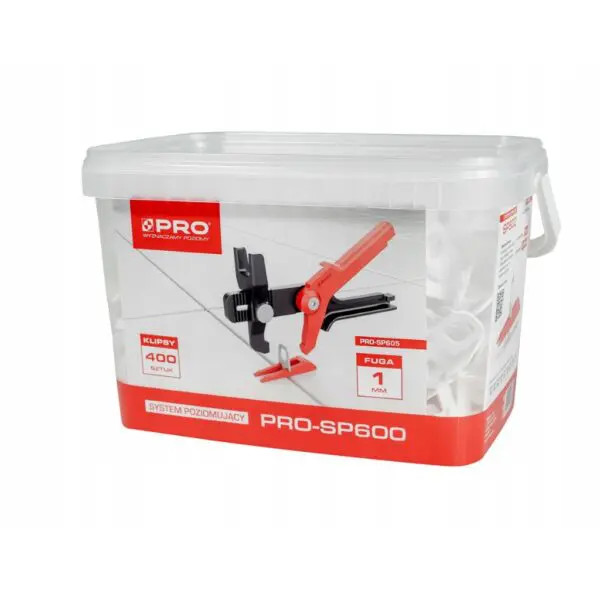 PRO klipsy do poziomowania plytek 1mm PRO klipsy do poziomowania plytek 1mm