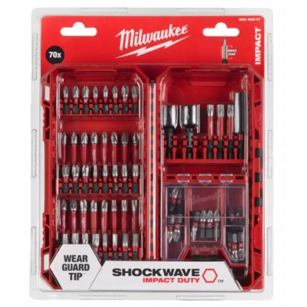 Zestaw bitów udarowych 70 szt Milwaukee