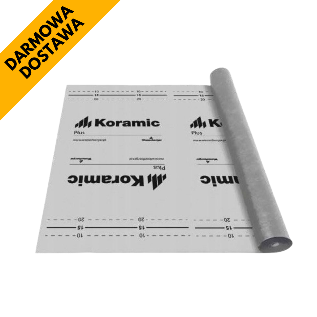 Membrana dachowa Plus 75m2 160g KORAMIC darmowa