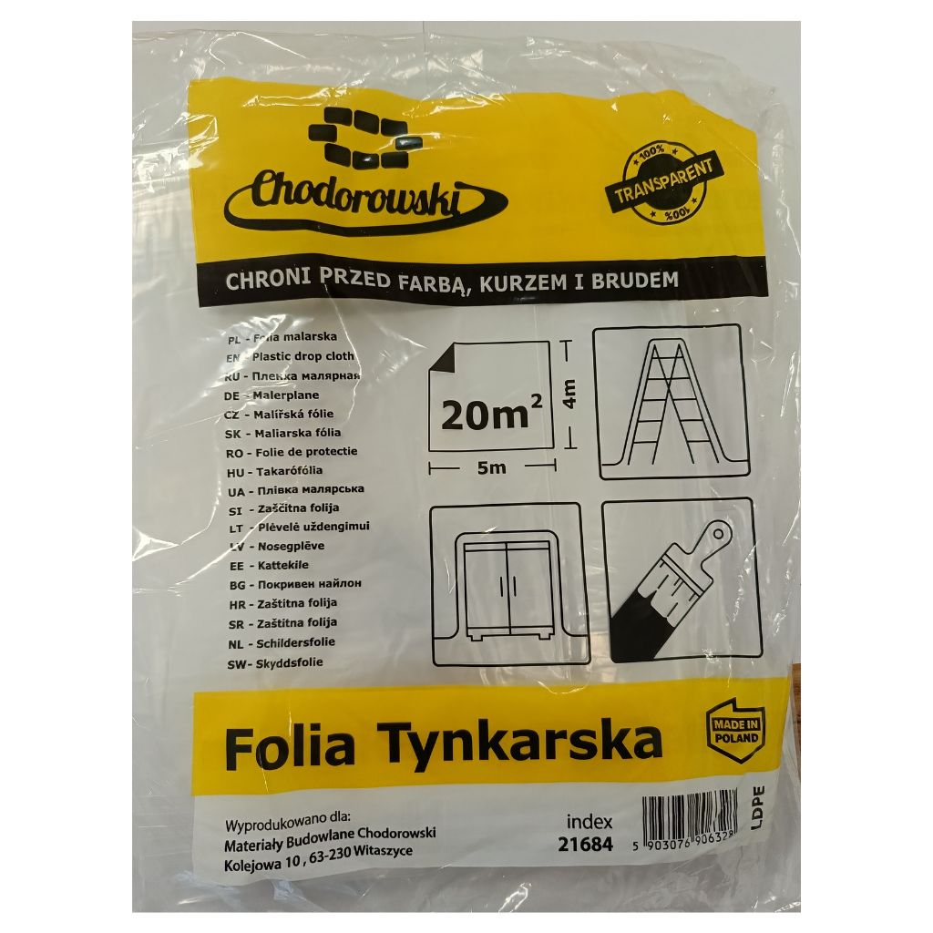 folia tynkarska 4x5m