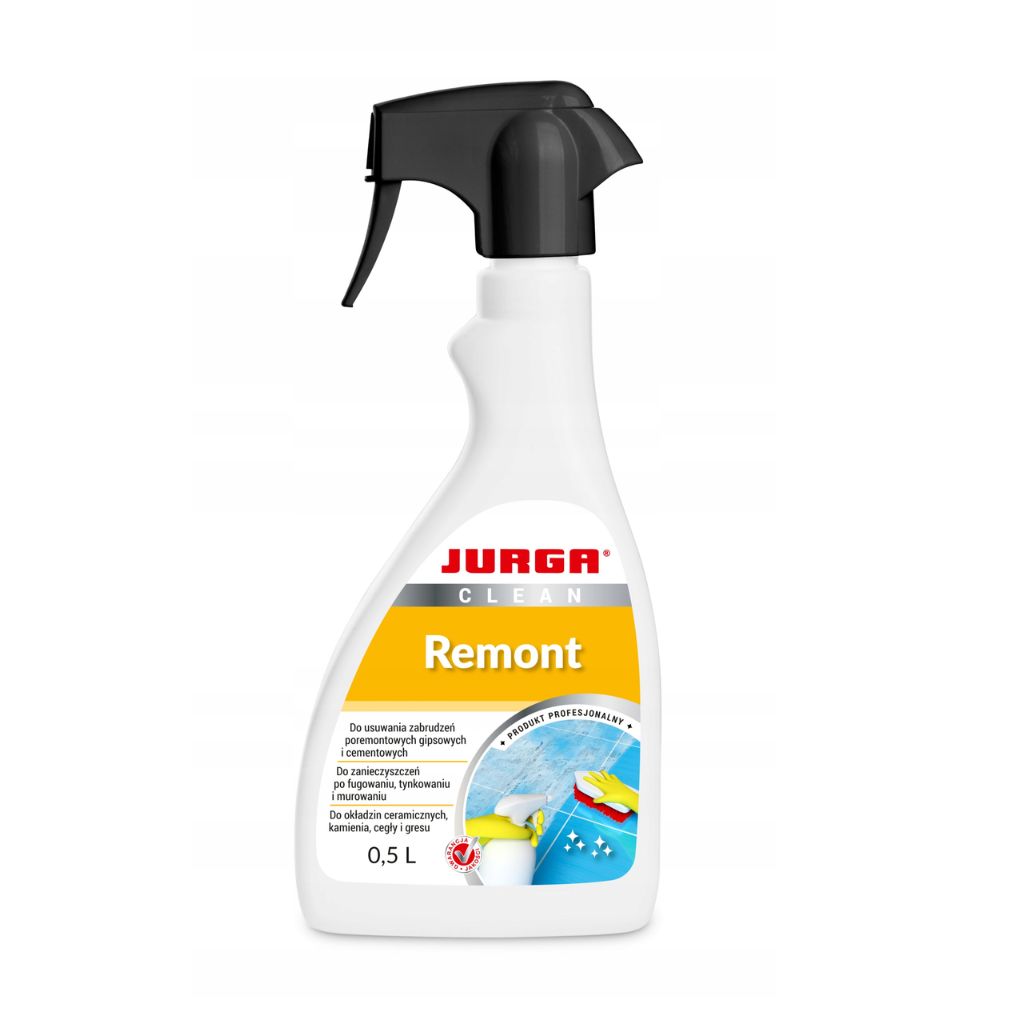 JURGA CLEAN Płyn do czyszczenia zabrudzeń poremontowych preparat Jurga Remont 500 ml