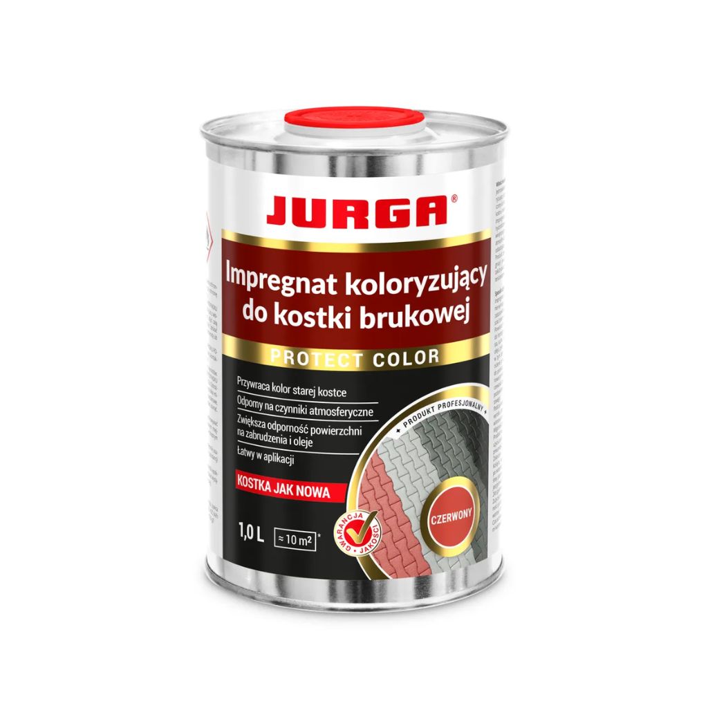 JURGA Protect Color Impregnat do kostki brukowej koloryzujący 1l czerwony