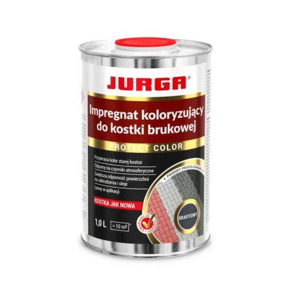 Impregnat do kostki brukowej koloryzujący grafit JURGA PROTECT COLOR 1L