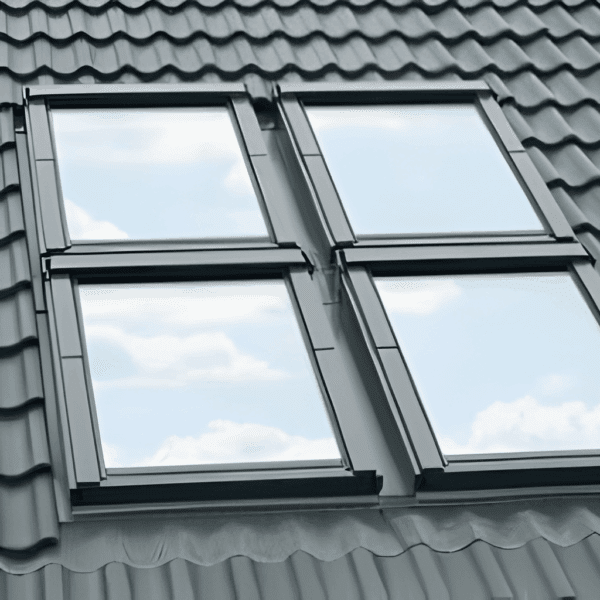 Kołnierz do okna dachowego Fakro KHV-3-AT RAL 7022 78x140