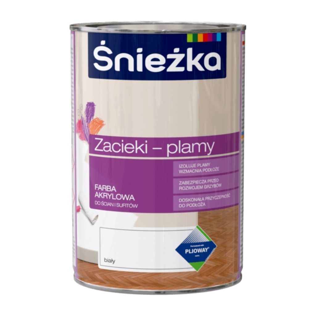 ŚNIEŻKA farba plamy zacieki 1L