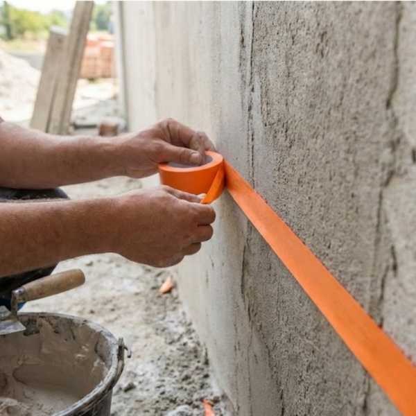 pomarańczowa taśma tynkarska