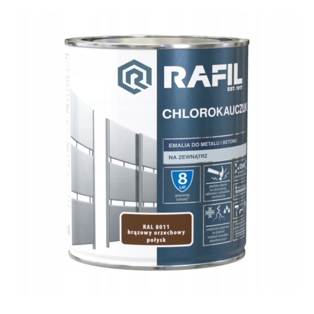 RAFIL chlorokauczuk braz orzech 0,75L