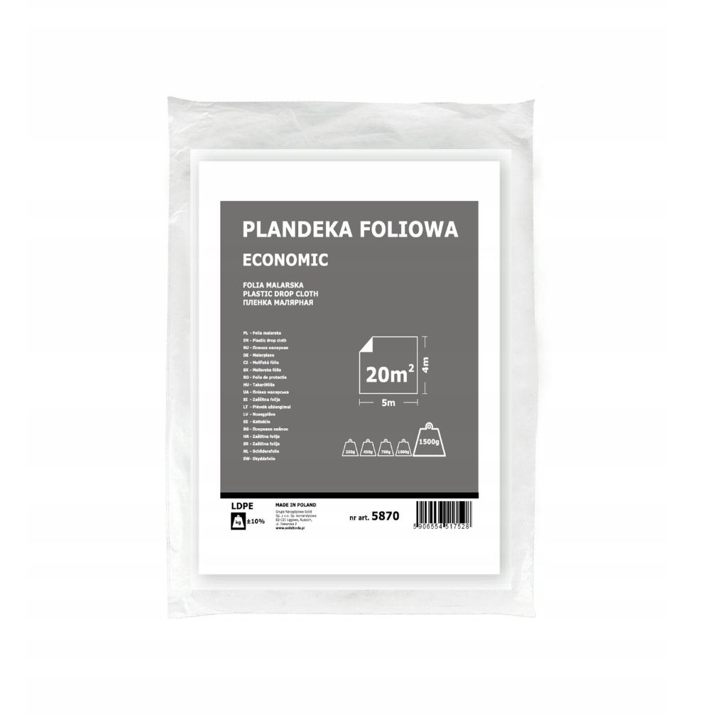 SOLID Plandeka foliowa economic