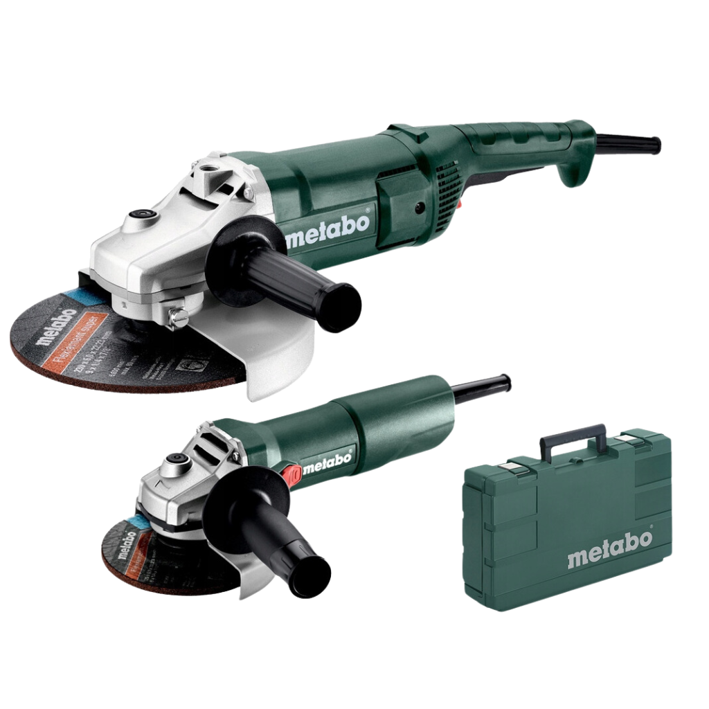 METABO Zestaw Combo szlifierka kątowa WE2200-230+W750-125