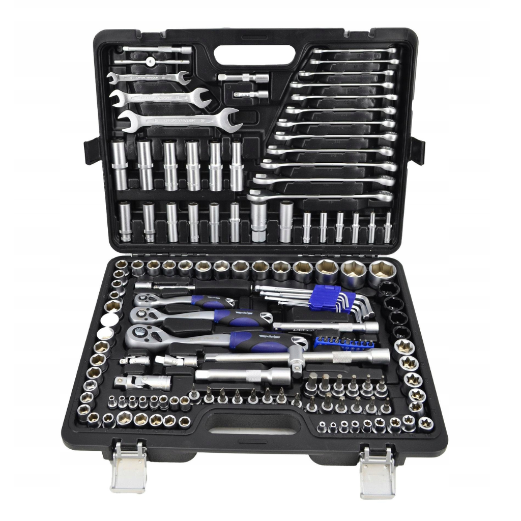 Zestaw kluczy 1/4'' 1/2'' 3/8'' 150el ADLER