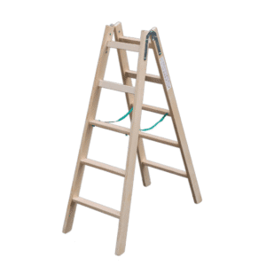 Drabina drewniana 2 x 4 stopnie DDR4