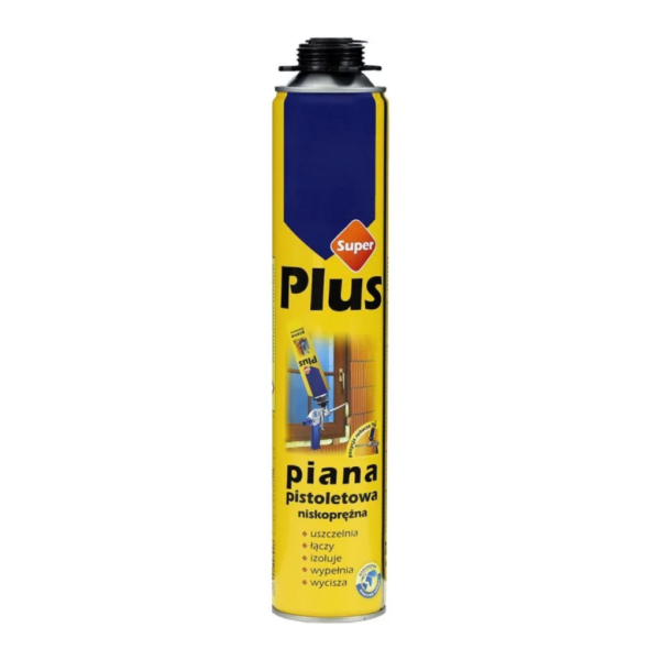 Pianka pistoletowa montażowa SUPER PLUS 750ml wielosezonowa