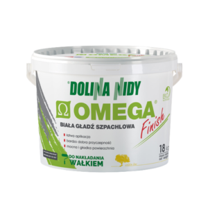 Gładź szpachlowa biała Omega Finish 18kg DOLINA NIDY