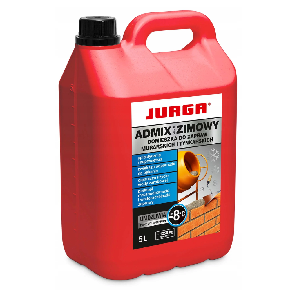 JURGA Plastyfikator do zapraw Admix Liquid zimowy 5l