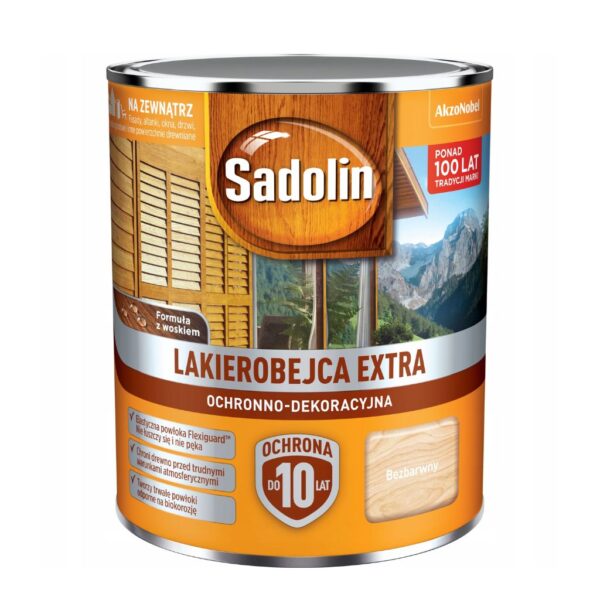 Lakierobejca Extra do drewna bezbrawna 0,75L SADOLIN