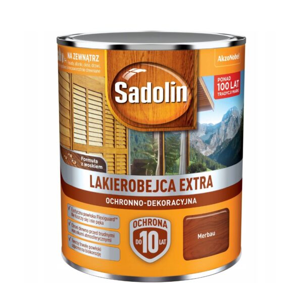 Lakierobejca Extra do drewna merbau 0,75L SADOLIN