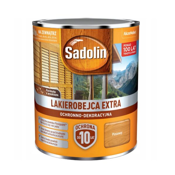 Lakierobejca Extra do drewna piniowy 0,75L SADOLIN