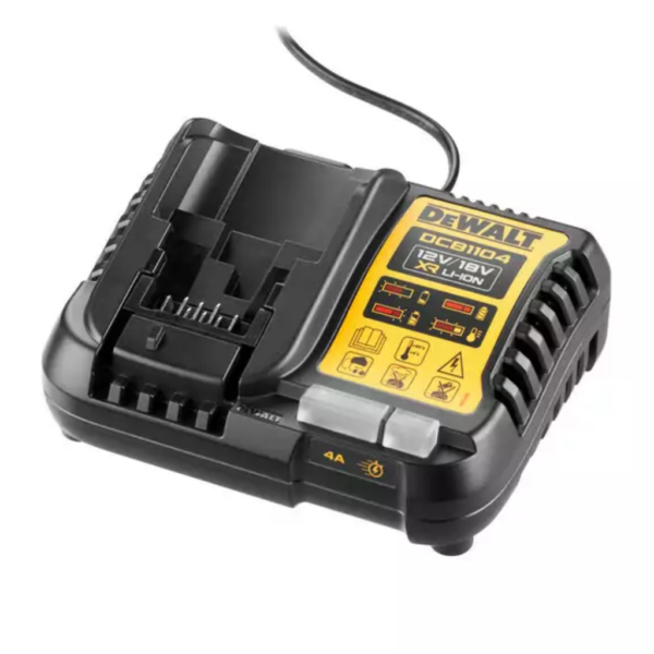 Ładowarka 4A akumulatorów Li-ion z serii XR 12V i 18V DEWALT DCB1104