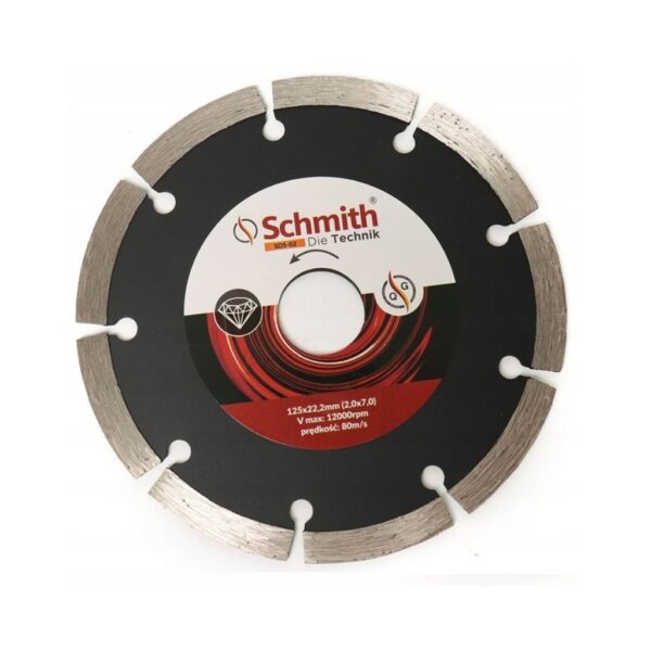 Tarcza diamentowa segmentowa 125mm SCHMITH