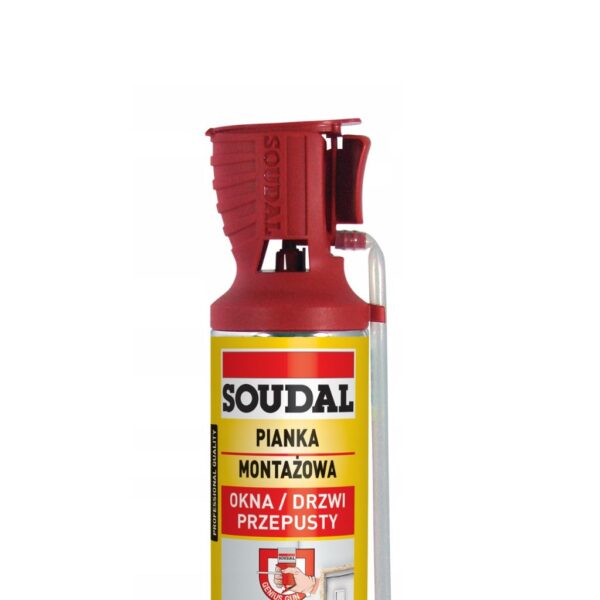 SOUDAL piana montazowa okna drzwi 770 ml 2