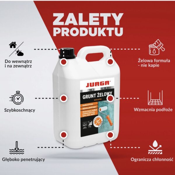 Grunt żelowy niekapek 1L JURGA