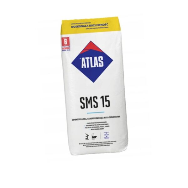 Masa szpachlowa Atlas SMS 15 wylewka samopoziomująca 25 kg Masa szpachlowa Atlas SMS 15 wylewka samopoziomująca 25 kg