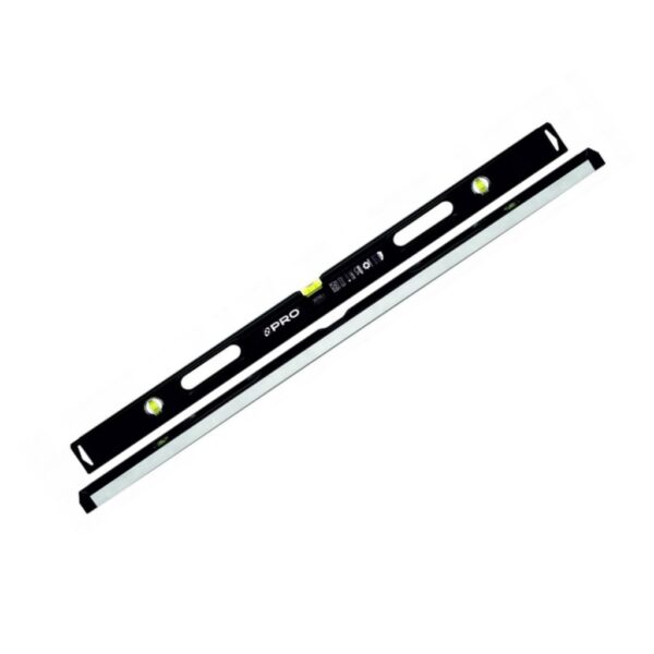 Poziomica czarna jednostronnie frezowana 40cm PRO