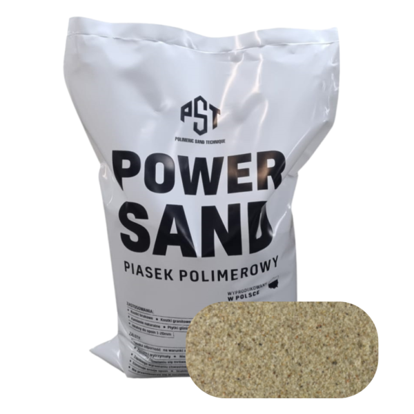 Piasek polimerowy do spoinowania fug piaskowy żółty Power Sand 20kg