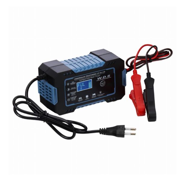 Prostownik uniwersalny akumulatorowy 12V 6A WDS2230 KRAFT&DELE