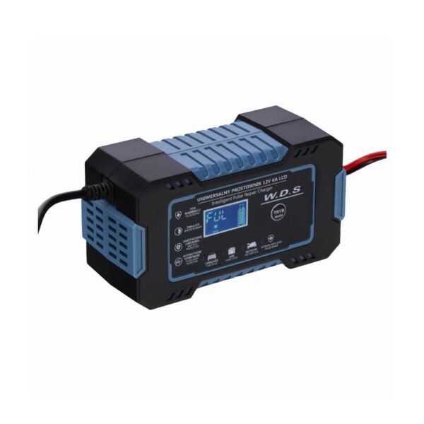 Prostownik uniwersalny 12V 6A LCD KD Prostownik uniwersalny 12V 6A LCD KD