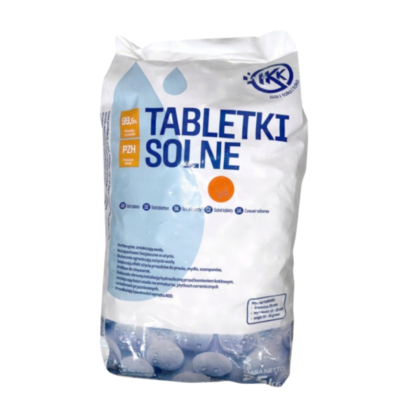 Tabletki solne zmiękczające wodę worek 25kg