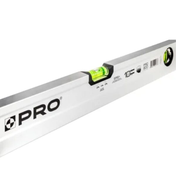 Poziomica biała 2x frez z uchwytem 180cm PRO