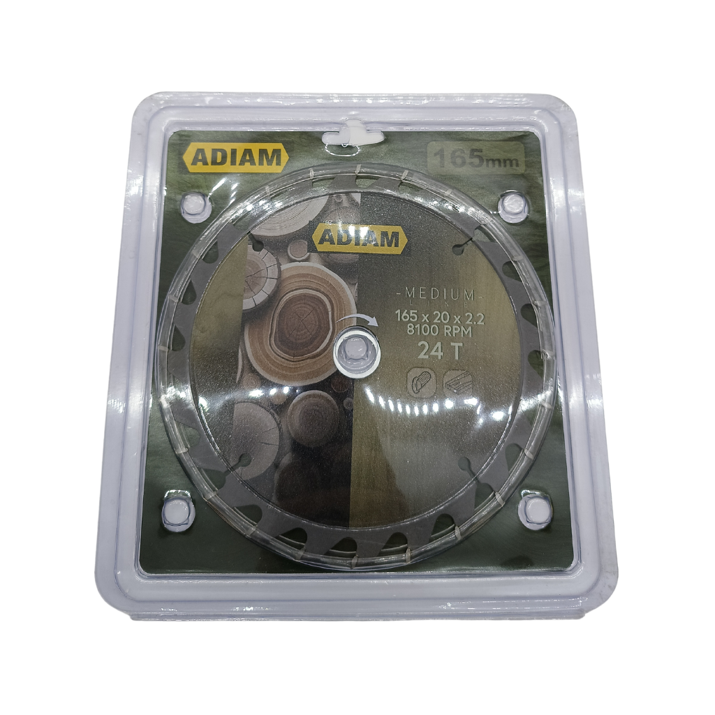 Tarcza widiowa do cięcia drewna 165 x 20 mm 24T MEDIUM LINE
