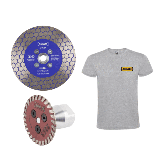 Zestaw Tarcza Spark 125mm + Tarcza do podcięć 50mm + koszulka gratis