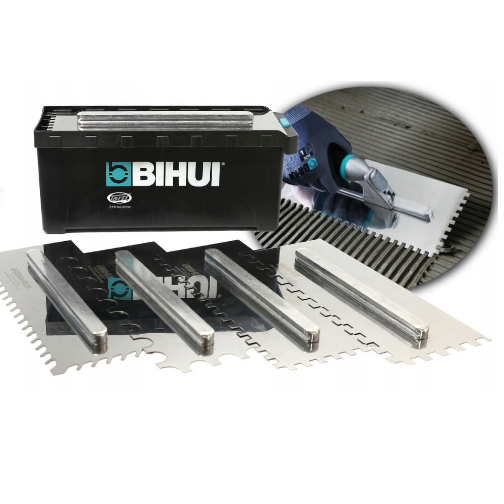 Zestaw glazurniczy skrzynka 8 elementów 6 pac BIHUI