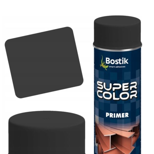 Farba antykorozyjna lakier podkład czarny w sprayu PRIMER 400ml BOSTIK